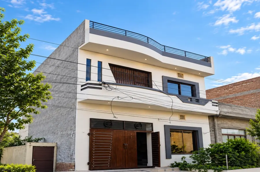 Mr. M. Arshad House, Lahore: a completed two-storey residence
