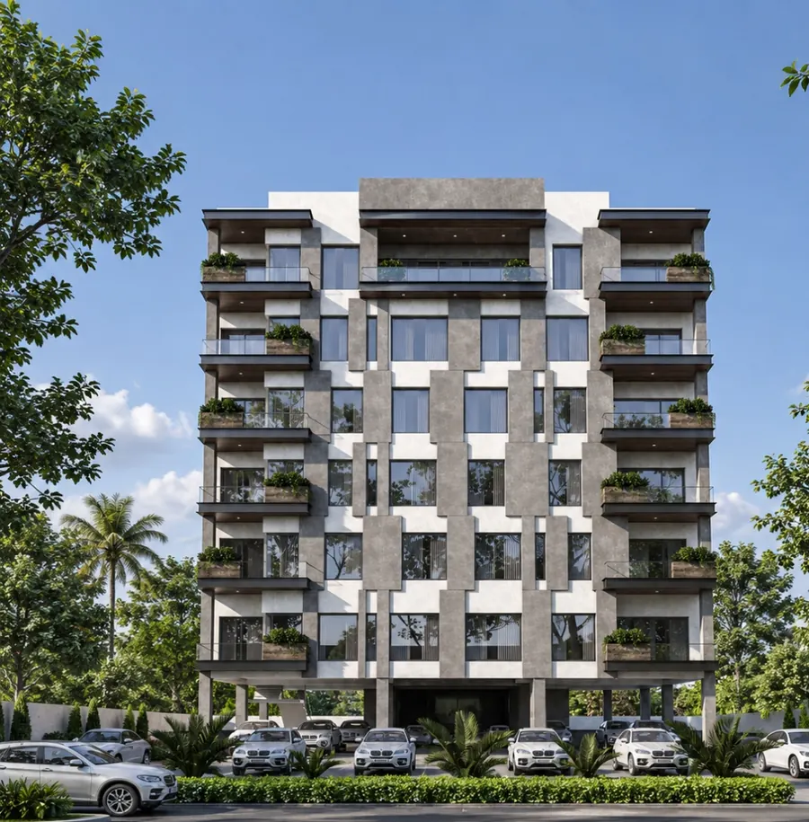 ZAKA Apartments, 19-S Gulberg II, Lahore: a completed 7-storey residential building
